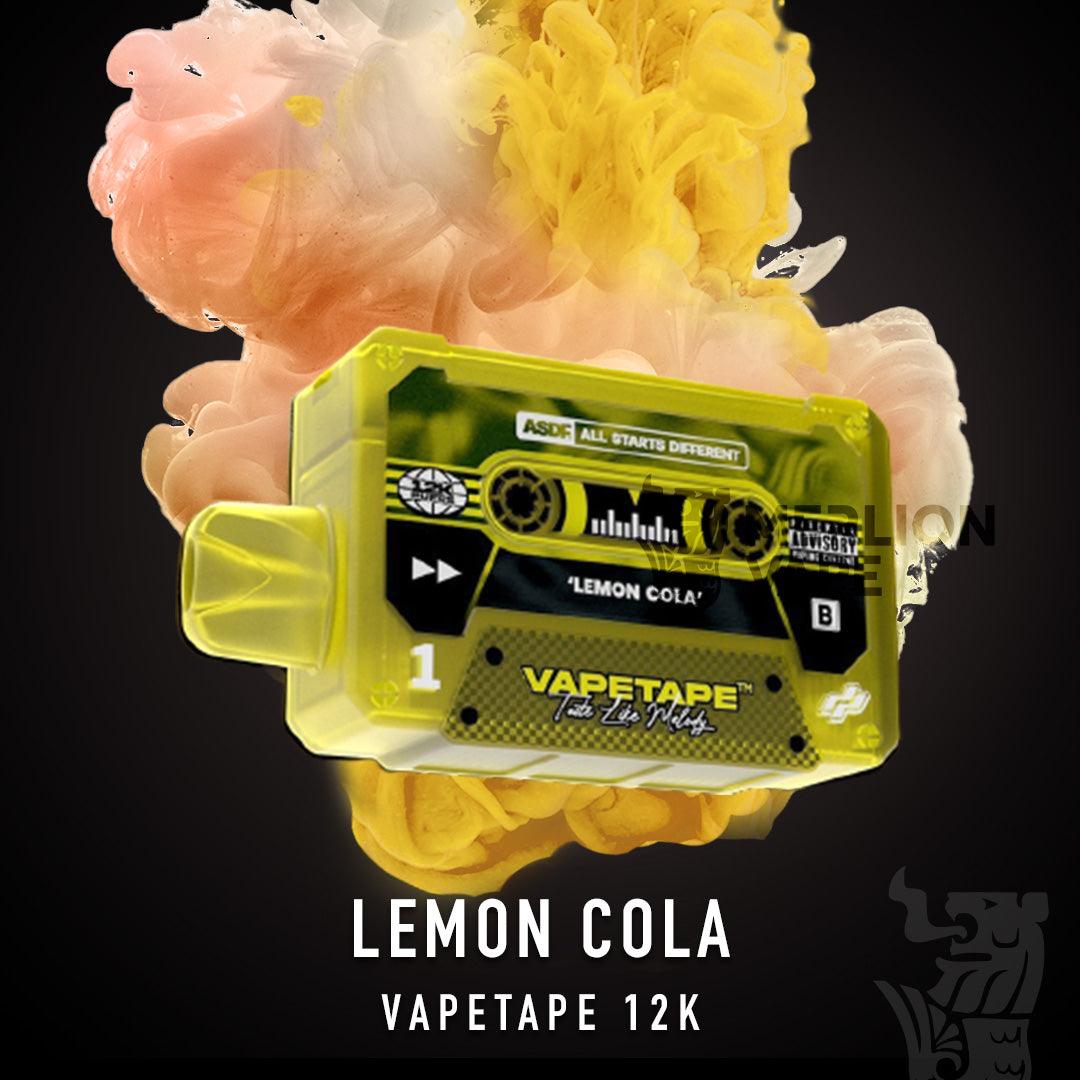 Vapetape 12000 Rechargeable disposable (Merlion Vape SG) - Lemon Cola  - Merlion Vape SG