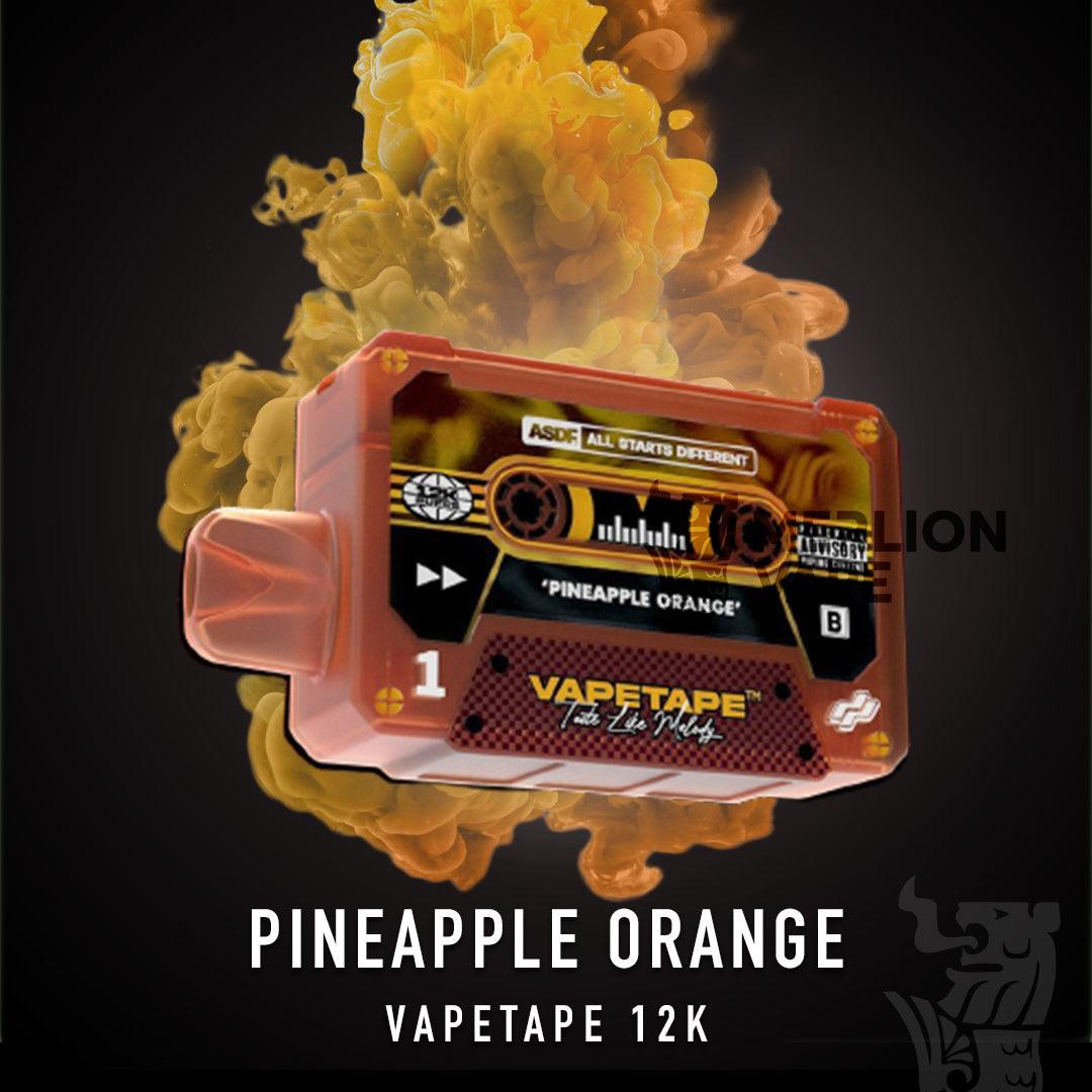 Vapetape 12000 Rechargeable disposable (Merlion Vape SG) - Pineapple Orange - Merlion Vape SG