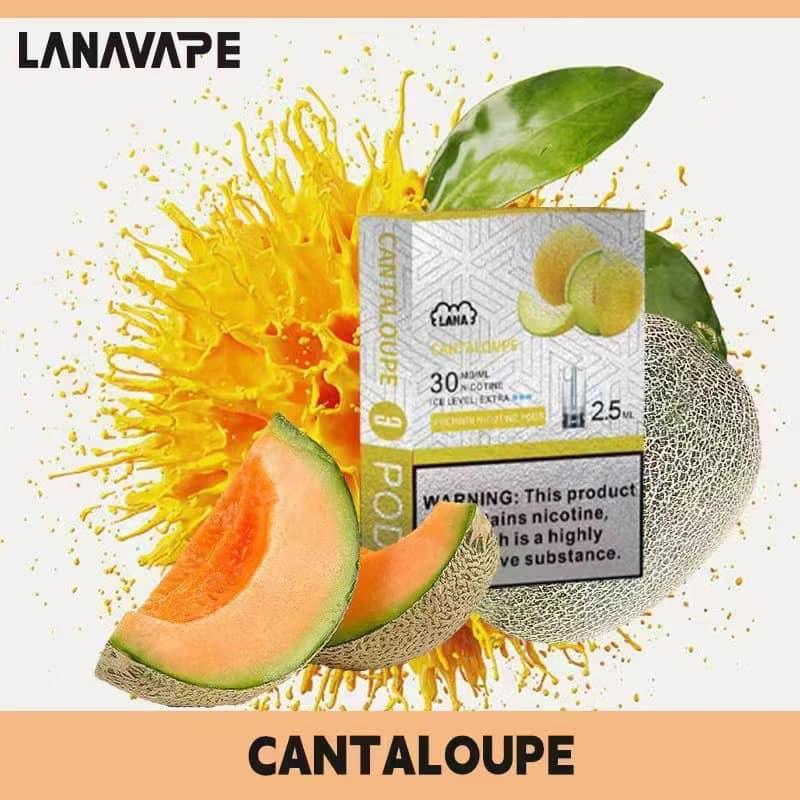 Lana Pod (Merlion Vape Sg) - Cantaloupe- Merlion Vape Sg