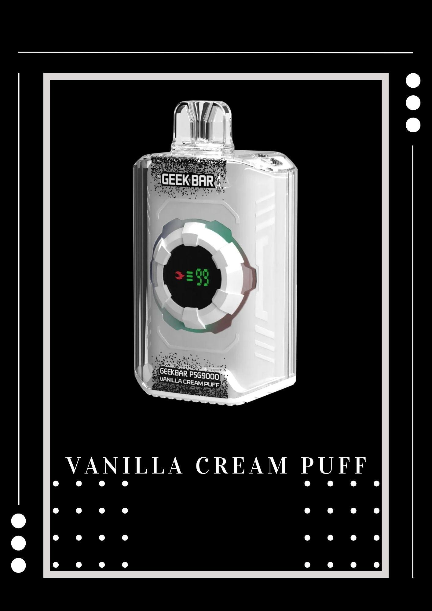 Geek Bar 9000 - Vanilla Cream Puff - Merlion Vape SG