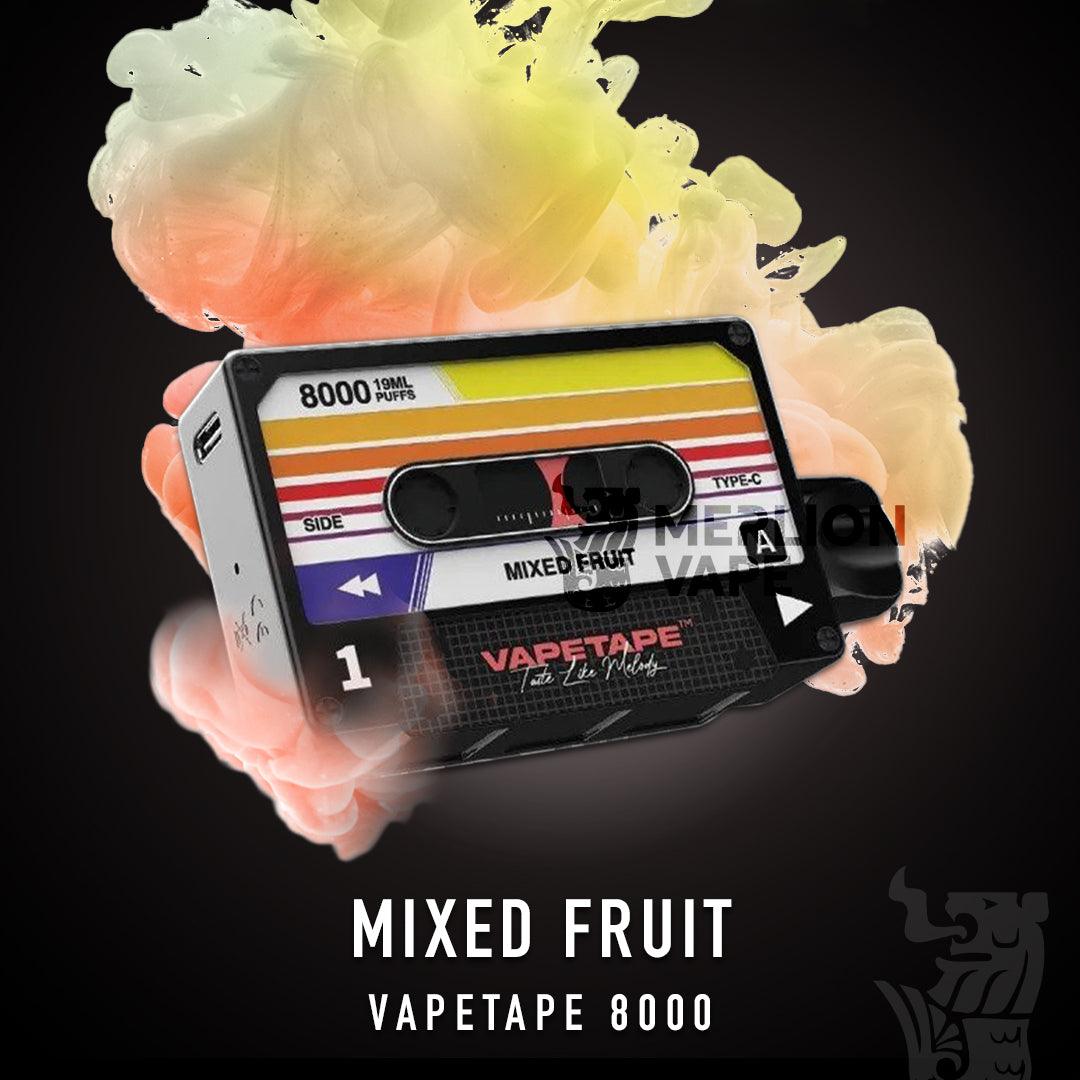 Vapetape 8000 Rechargeable Disposable (Merlion Vape Sg) - Mixed Fruit -  Merlion Vape Sg