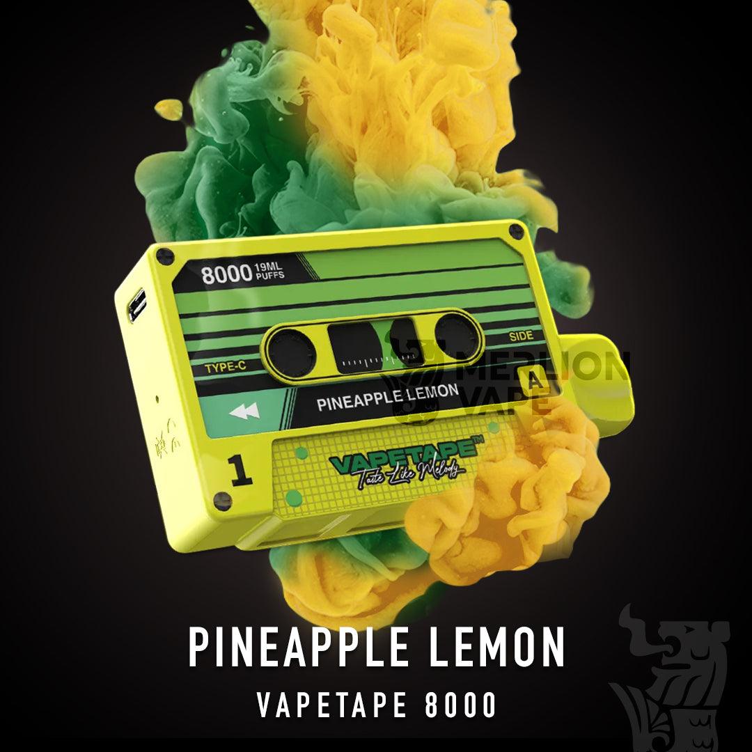 Vapetape 8000 Rechargeable Disposable (Merlion Vape Sg) - Grape Apple -  Merlion Vape SgVapetape 8000 Rechargeable Disposable (Merlion Vape Sg) - Pineapple Lemon -  Merlion Vape Sg