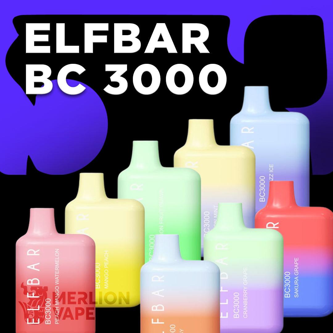 Elfbar3000 Rechargeable Disposable (Merlion Vape Sg) - Merlion Vape Sg
