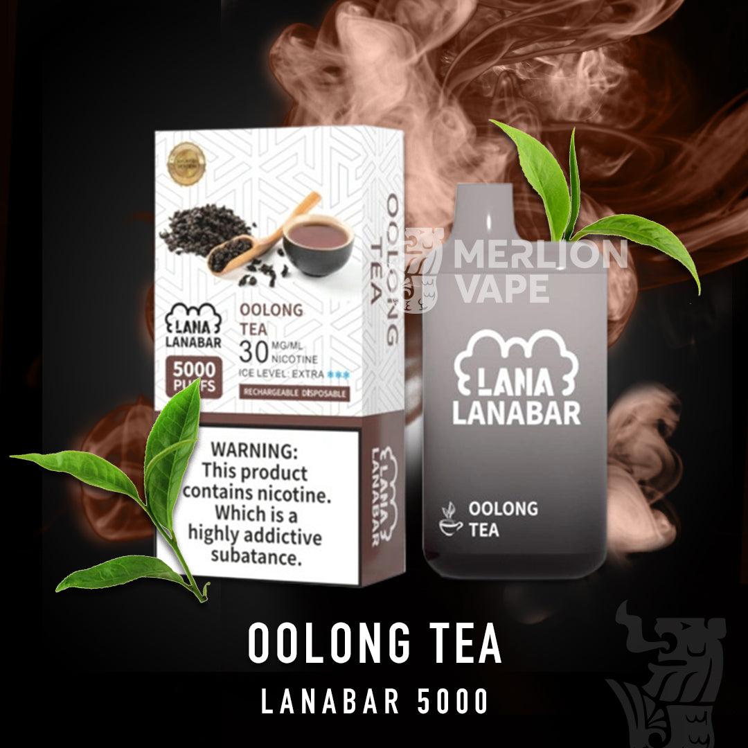 Lana Bar 5000 Rechargeable Disposable (Merlion Vape Sg) - Oolong Tea - Merlion Vape Sg