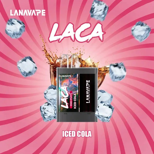 Lana Laca 5500 Rechargeable Disposable (Merlion Vape Sg) - Iced Cola - Merlion Vape Sg