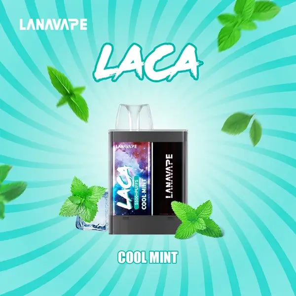 Lana Laca 5500 Rechargeable Disposable (Merlion Vape Sg) - Cool Mint - Merlion Vape Sg