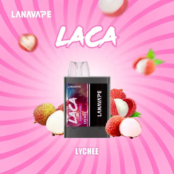 Lana Laca 5500 Rechargeable Disposable (Merlion Vape Sg) - Lychee - Merlion Vape Sg