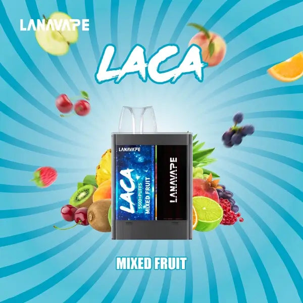 Lana Laca 5500 Rechargeable Disposable (Merlion Vape Sg) -Mixes Fruit - Merlion Vape Sg