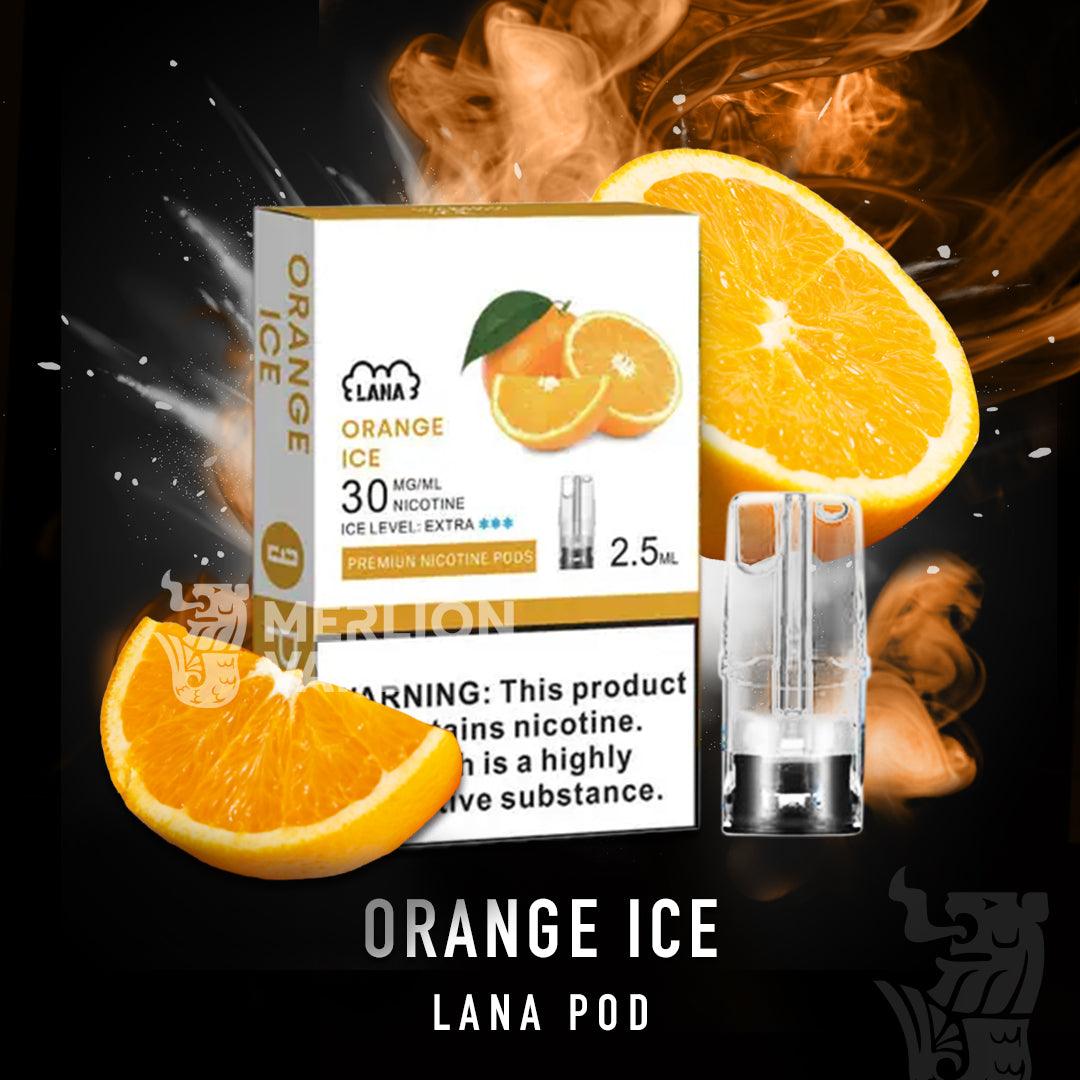 Lana Pod (Merlion Vape Sg) - Orange Ice - Merlion Vape Sg
