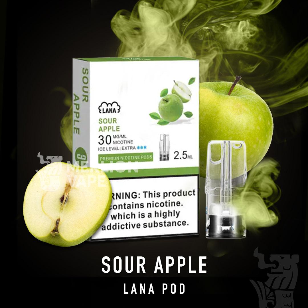 Lana Pod (Merlion Vape Sg) - Sour Apple - Merlion Vape Sg