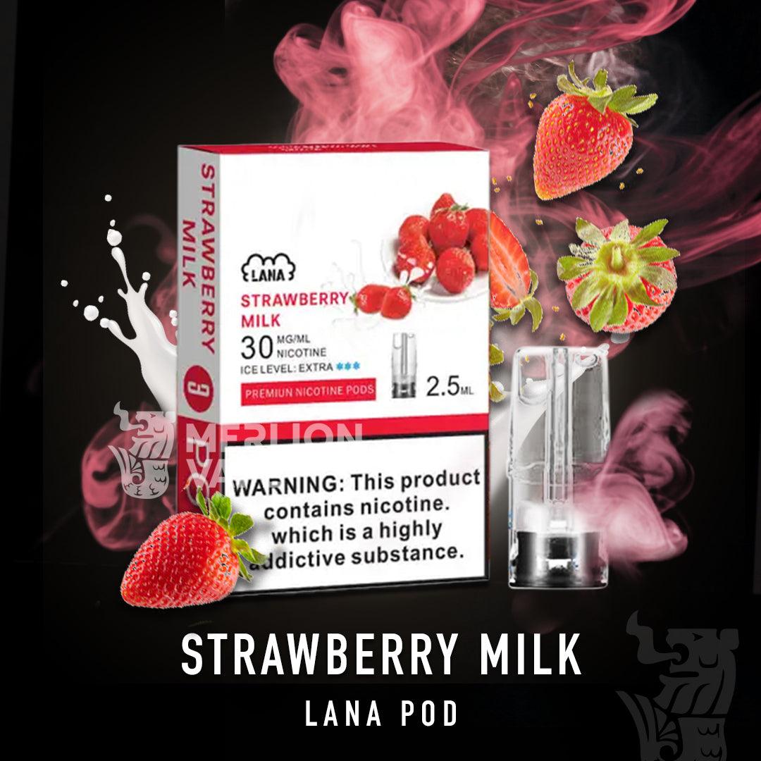 Lana Pod (Merlion Vape Sg) - Strawberry - Merlion Vape Sg