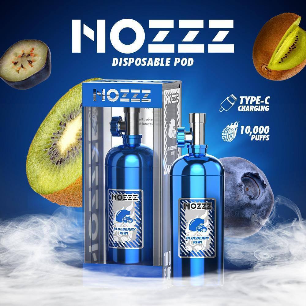 NOZZZ 10000 (Merlion Vape Sg) - Blueberry Kiwi - Merlion Vape Sg