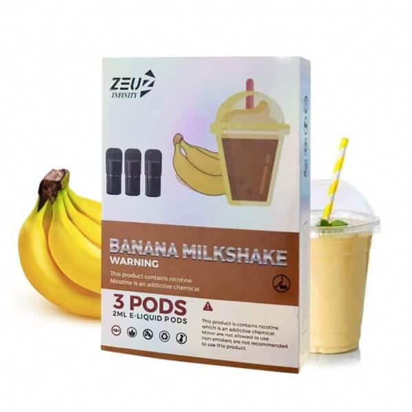 Zeuz Infinity Pod (Merlion Vape) - Banana Milkshake -  Merlion Vape SG