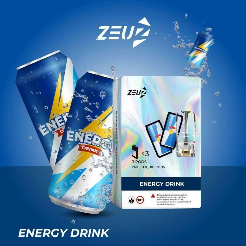 Zeuz pod (Merlion Vape Sg) - Energy Drink - Merlion Vape Sg