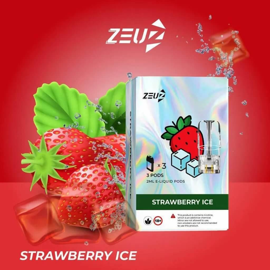 Zeuz pod (Merlion Vape Sg) - Strawberry ice - Merlion Vape Sg